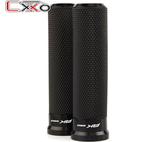 7/8"22mm For KYMCO AK550 AK 550 ak550 2017 2018 2019 2020 Handlebar Grips CNC Aluminum rubber Handle Bar End Grip Protection
