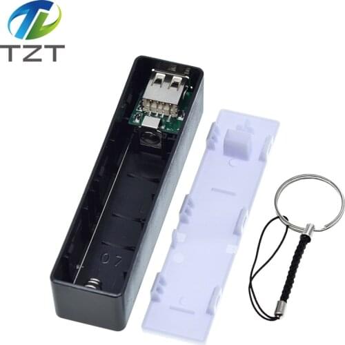 TZT USB Power Bank Case Kit 18650 Battery Charger DIY Box Shell Kit Black For Arduino