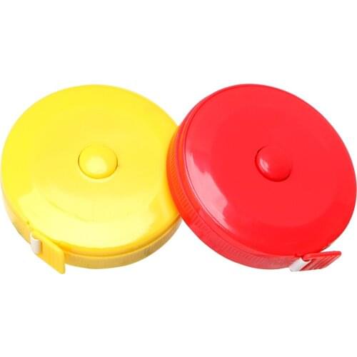 DIYWORK 1.5M Retractable Metric Belt Portable Ruler Measuring Tape Gauging Tools Tape Measure Plastic Lovely