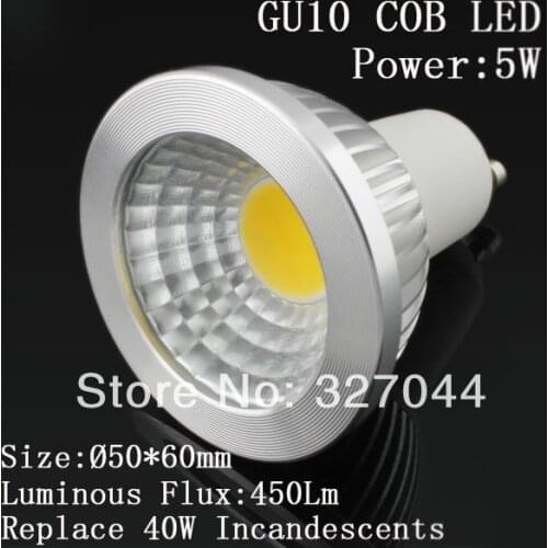 10pcs Best Dimmable 5W 7w Super bright gu 10 cob LED Light Bulb Lamp Downlight Cool Warm white 110V 220V 240V