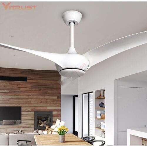 3 Blade Indoor Ceiling Fan with Remote Control 52" Ceiling Fan Silent Hanging Fan Lighting fixtures