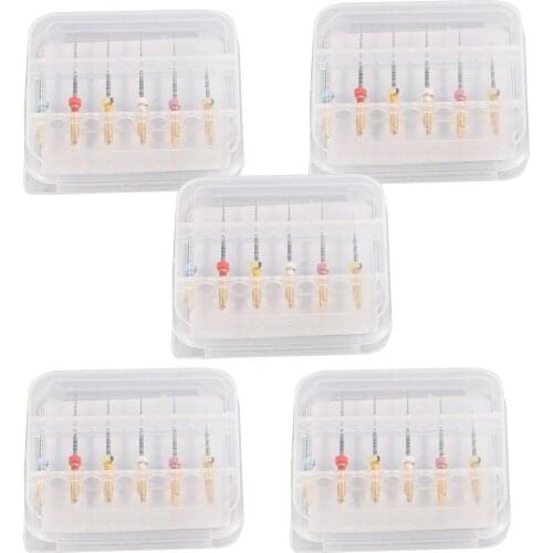 30Pcs/5 Boxes Dental NiTi File Rotary Endo Root Canal Engine Use 25mm SX-F3