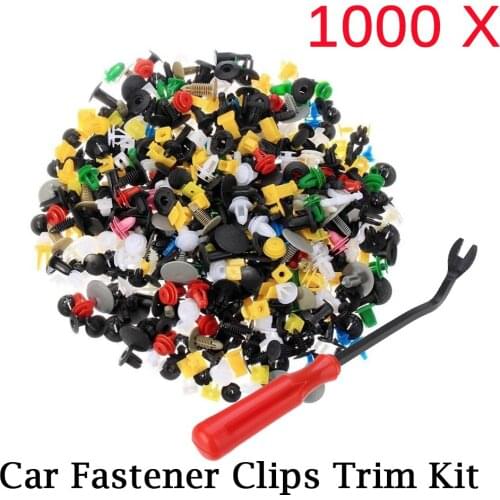 500/1000pieces 30 kinds Universal Mixed Auto Fastener Car Bumper Clips Retainer Car Fastener Rivet Door Panel Liner for All Car