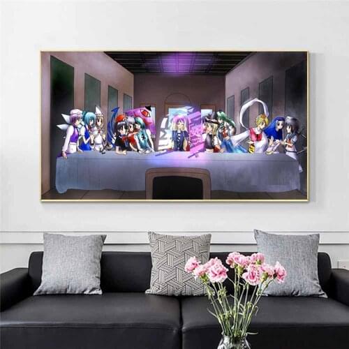 Last Supper 5D diamond painting full diamond anime boy fairy girl round diamond mosaic pattern home decoration DIY handmade
