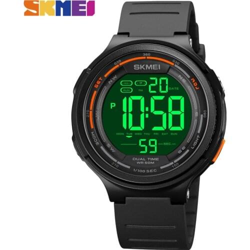 SKMEI Military Count Down Stopwatch Sport Watches Mens 5Bar Waterproof LED Digital Male Wristwatch Clock Relogio Masculino 1841