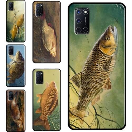 Chub Carp Fish Case For OPPO A9 A5 A53 A31 2020 A52 A72 A15 A83 A91 A93 A5S Find X3 Pro Reno 2 Z Funda