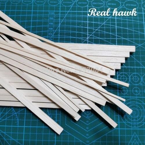 200 mm length 4 mm thickness width 5/6/7/8/9/10mm wood strip AAA+ Balsa Wood Sticks Strips for airplane/boat model DIY