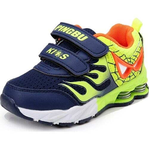 Children Casual Shoes Childrens Shoes boys girls PU outdoor sport shoes anti-slip kids casual shoes whole sale new hook&loop