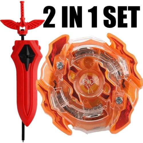 Rising Ragnaruk / Roktavor Burst Bey Spinning Top blade STARTER w/ Launcher B-36 Toy Kids With Sword Launcher