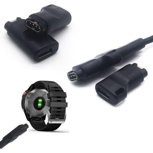 Type C USB Cable Charger Adapter for Garmin Fenix 5/5S/5X Plus Instinct 6/6S/6X Pro Venu SQ Vivoactive 4/4s/3 945 935 645 245 45