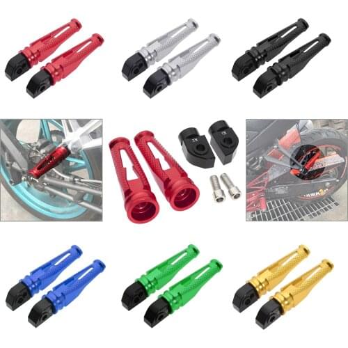 Motorcycle Aluminum Rear Foot Peg Passenger Footrest For Triumph Daytona 955i Speed Triple 1050