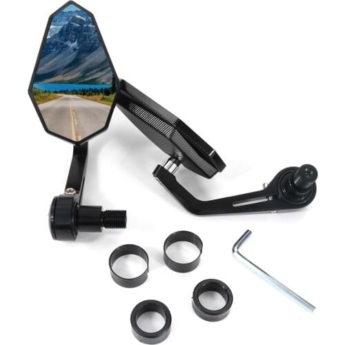 Motorcycle Rear View Side Mirror Cafe Racer CNC Handlebar Bar End Mirrors Fit For YAMAHA XSR900 XSR 700 TMAX 500 Tmax530