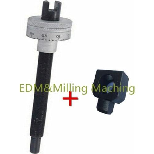Set CNC Milling Machine Part Micro Feed Scale Rod + Stop Knob For Bridgeport Vertical Mill Tool