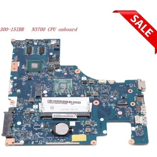 NOKOTION BMWC1 BMWC2 NM-A471 For Lenovo 300-15IBR 5B20K14030 Laptop motherboard SR29E N3700 CPU Geforce 920m gpu