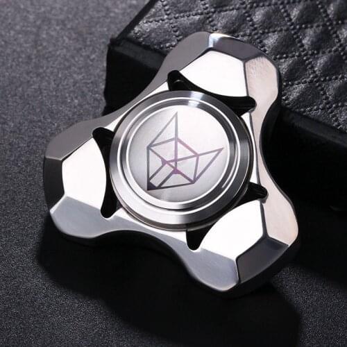 New Stainless Steel Spinner Anti-anxiety Stress Adhd Childrens Adult Toy Collectors Edition Hand Spinner Long Spin EDC Gift