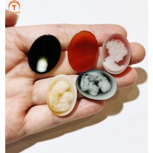 Beauty Ladys Head Mothers love Flatback Cameo Charms Cabochons Vintage Cameo For Women Necklace DIY Accessory Jewellry Making