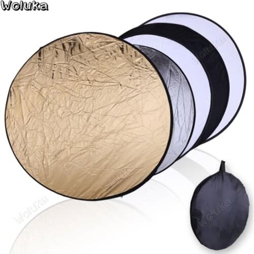 Five-in-one Reflector board 110cm Oubao foldable Five color plate Photographic studio lighting panel fill light CD50 T10