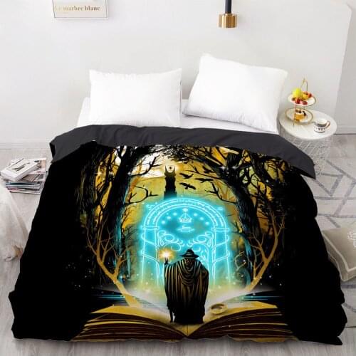 1 Pcs 3D Printed Cartoon Magician Duvet Cover 240x220 King Size Printing NO Pillowcases And NO Sheets Home Textiles Comforter