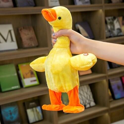 A Repeating Duck Dolls That Can Record To Learn To Speak And Sing Refueling Duck Electric Plush Toy Childrens Gift