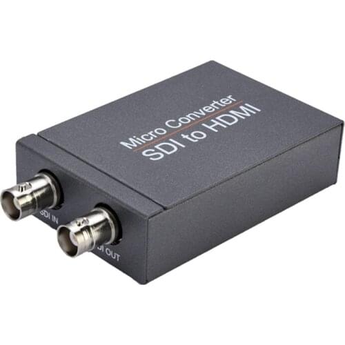 SDI to HDMI Mini 3G HD SD-SDI Video Mini Converter Adapter with o Auto Format Detection for Camera
