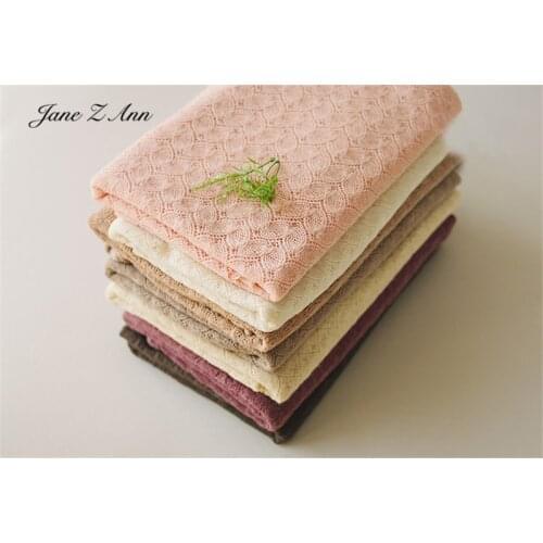 Wool hollow texture background cloth knitted baby 100 days newborn photography solid color backdrop 150x150cm