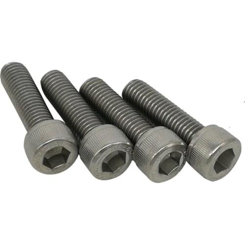 UNC 1/4-20 coarse pitch 304 steel bolt knurled cup head inner hex drive UNC inch pitch standard screw