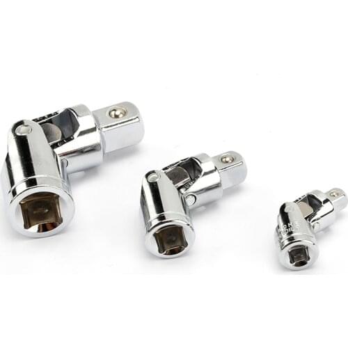 Noreturn 1Pcs Universal Joint Socket Wrench Movable Joint Fittings Hardware Tools Size1/4 3/8 1/2