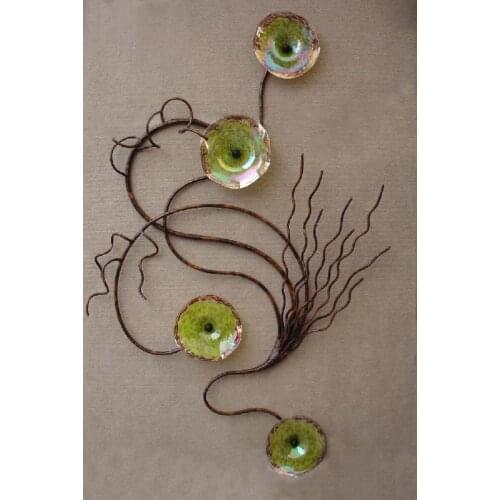 Blown Glass Plate Hotel Decorative Blown Glass Wall Art Custom Made Plates