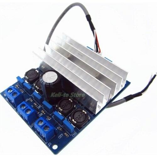 TDA7492 2 x 50W D Class High-Power Digital Amplifier Board AMP Board+ Radiator