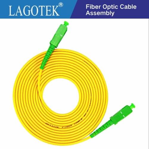 10PCS/bag SC APC 3M Simplex mode fiber optic patch cord Cable SC APC 2.0mm or 3.0mm FTTH fiber optic jumper cable
