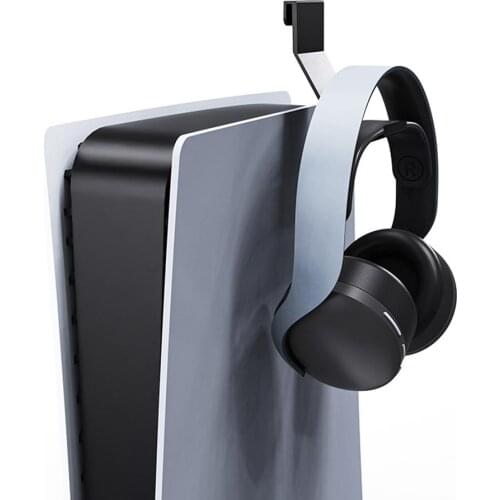 2pcs Gaming Headset Hanger Headphone Wall Mount Holder Bracket Storage Stand For PS5 Host Headset Support For Game Accessories