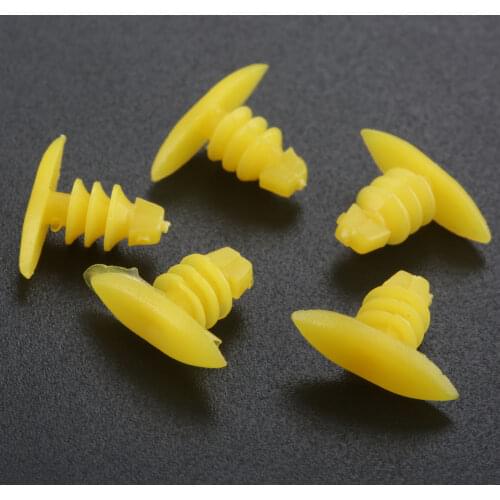 200pcs Universal Auto Fastener Replace Screws Weatherstrip Retainer Plastic Rivets Seal Clip for Honda Toyota For All Car