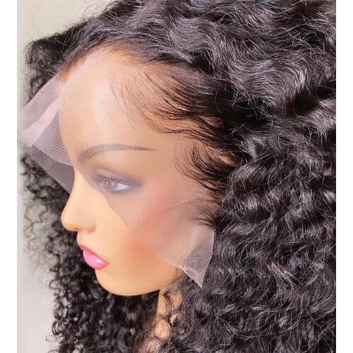 26 inch Curly 13X6 Lace Front Human Hair Wigs Brazilian Water Wave 360 Lace frontal Wigs Loose Deep Wave Long Lace Closure Wigs