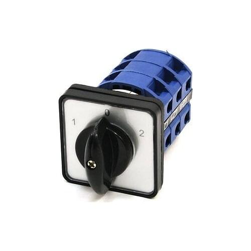 660V 25A ON-OFF-ON 3 Postion 12 Terminal 3 Phase Universal Cam Changeover Switch