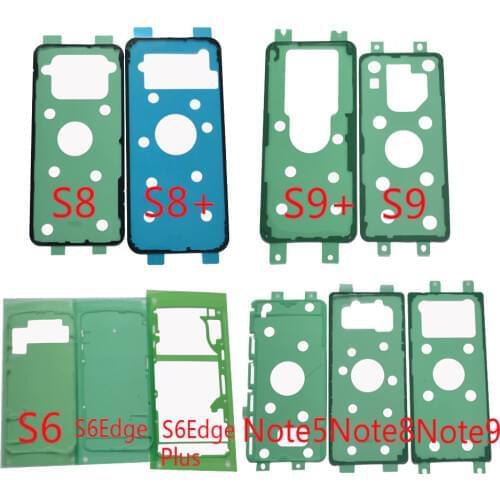 For Samsung Galaxy S6 S7 Edge Plus S8 S9 Plus Note 5 8 9 Phone Housing Frame Back Glass Glue Adhesive Battery Cover Tape Sticker
