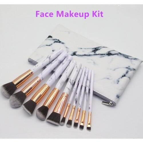 Face Makeup Kit Brushes Set Eye Shadow Blending Eyeliner Eyelash Eyebrow Brushes For Professional Makeup New Set Kit