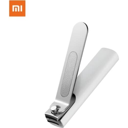 Original Xiaomi Mijia Stainless Steel Nail Clipper With Anti splash cover Trimmer Pedicure Care Nail Clippers