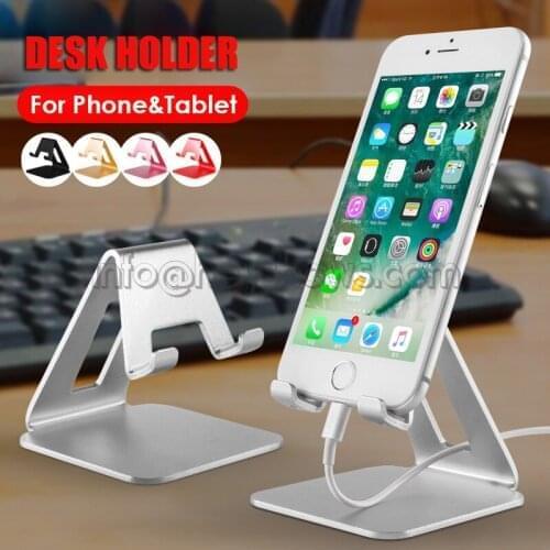 Metal Security Mobile Phone Holder Aluminium Cell Phone Stand Desk Tablet Stand Holder For Apple,Xiaomi,Huawei,Samsung Phone