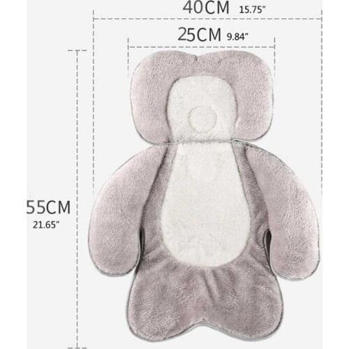 P31B Baby Stroller Cushion Sleeping Mattress Warm Mat Pillow Pram Seat Neck Support
