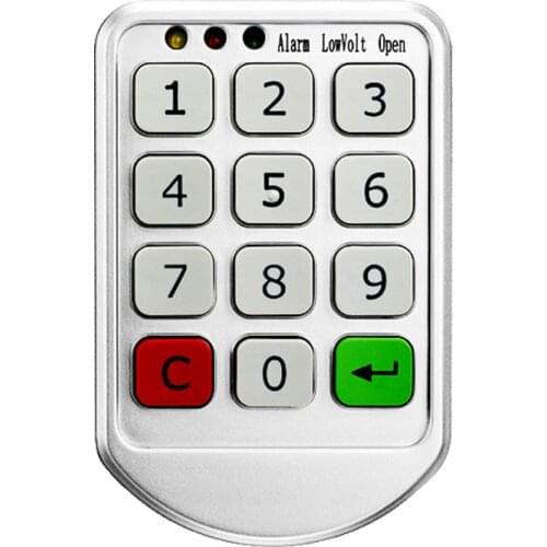 Portable ABS Plastic Panel Digital Electronic Intelligent Password Keypad Number Cabinet Code Lock For Door Bathroom Golf