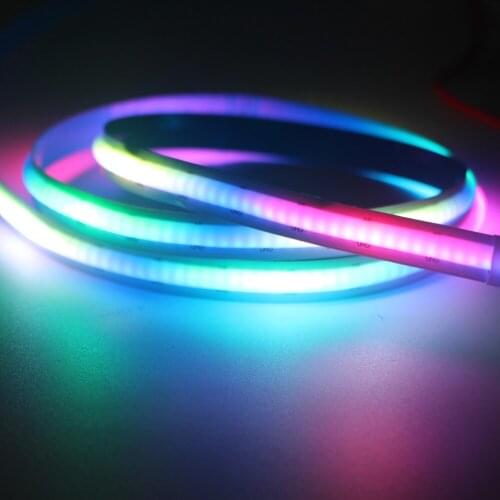 WS2812B Smart RGB LED Strip Light WS2812 IC Individually Addressable COB FCOB tape lamp 332Led Not Waterproof DC5V 0.5m 1m 2m 3m