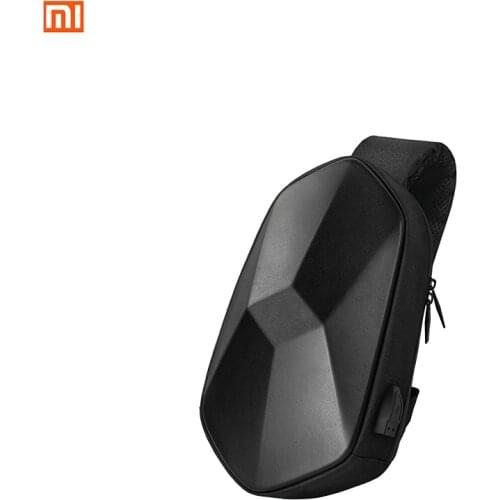 Xiaomi Mijia BEABORN polyhedron PU Backpack Bag Waterproof Colorful Leisure Sports Chest Pack Bags For Mens Women Travel Camping