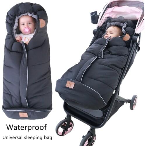 Universal Baby Stroller Sleep Bag Envelopes Winter Warm Sleepsacks Waterproof Footmuff Cover Baby Stroller Accessories For YOYO