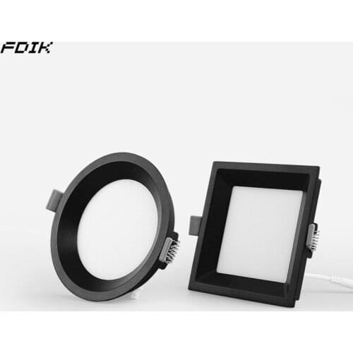 Embedded LED Panel Lights 5W9W12W16W22W LED Downlight AC85~265V LED Ceiling Spotlights Warm Cold White LED Lamps Indoor Lighting