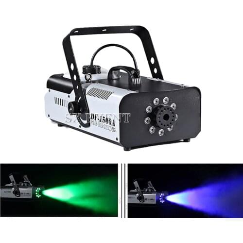 High version 1500W 9*3W LED fog machine digital display + DMX512 controller 1500w fog machine party