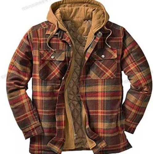 XIZOU Hooded Jackets For Men