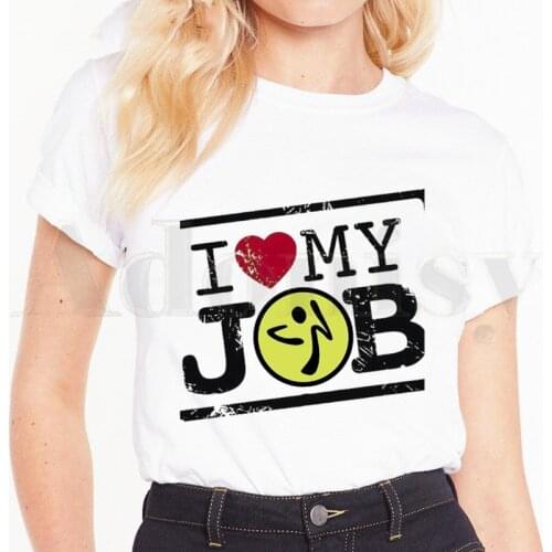 Zumba Fitness Dance Lover Christmas Graphic Short Sleeve Female Tops Tees Harajuku VintageT Shirts Womens T-shirt