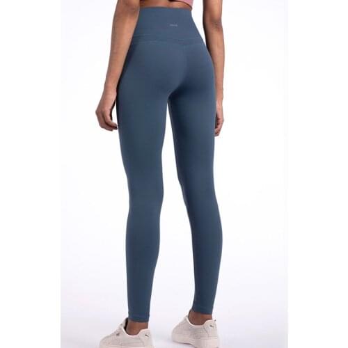High Waist Soft Nylon Women Leggings Elastic Tight Sport pants Fitness Comfortable Yoga Running Pants Tummy Control leggings