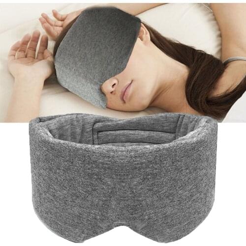 100% Cotton Silk Sleep Mask Blindfold Eye Cover Eye Patch Women Men Soft Portable Blindfold Travel Eyepatch Sleeping Eye Mask