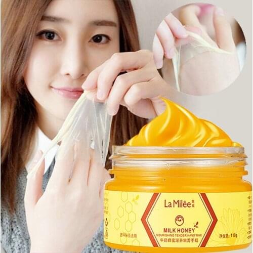 150g LAMILEE Milk Honey Hand Mask Hand Care Moisturizing Whitening Skin Care Exfoliating Calluses Hand Film Hand Cream